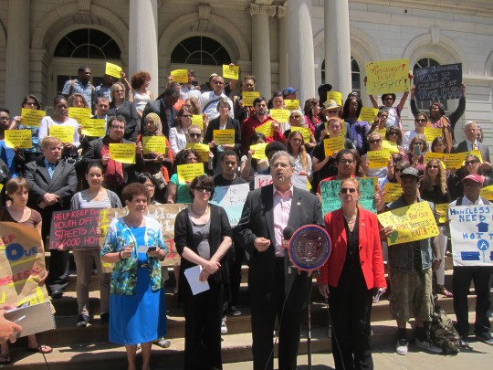 CCC, Council Members, Providers and Advocates Rally for Runaway and Homeless Youth Services